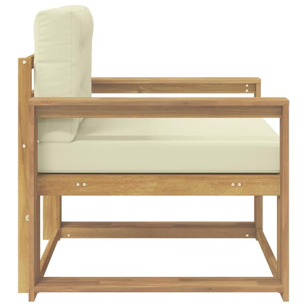 Utomhus Mellansoffa Polyester Vit