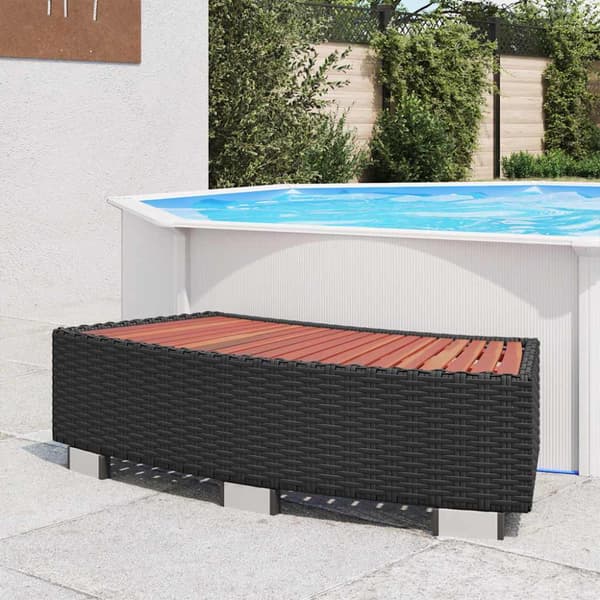 Spatrappa konstrotting 92x45x25 cm svart