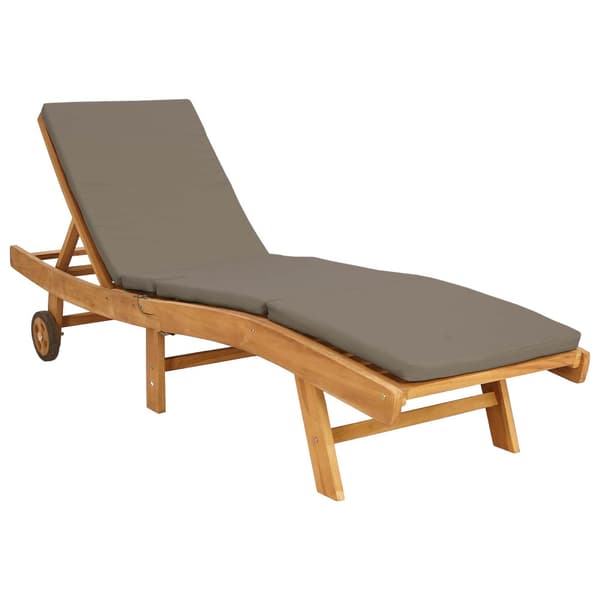 Solstol Brun och taupe Polyester