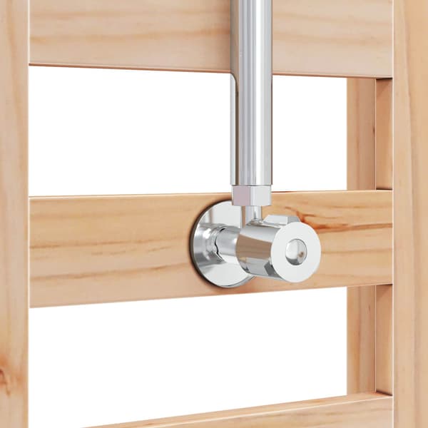 Utomhus Dusch 223 cm Massivt tallträ och rostfritt stål