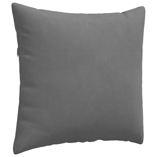 Sofakuddar 2 pcs Mörkgrå 45 x 45 cm tyg