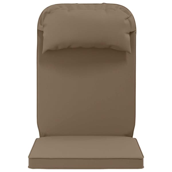 Solsängkudde 100% Polyester Taupe 55 x 124 x 5 cm