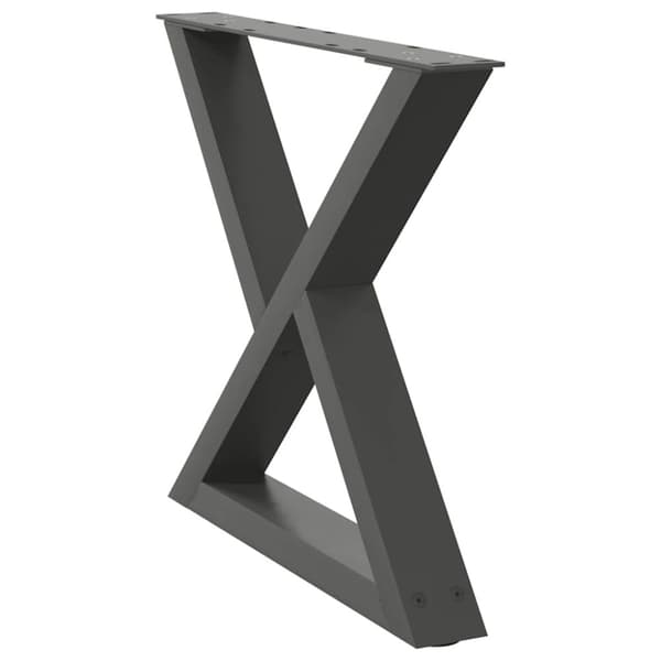 Soffbordsben 2 st antracit 60x(42-43,3) cm stål