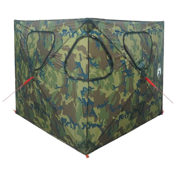 Jaktält Kamouflage 145 x 145 x 150 cm Polyester och Stål