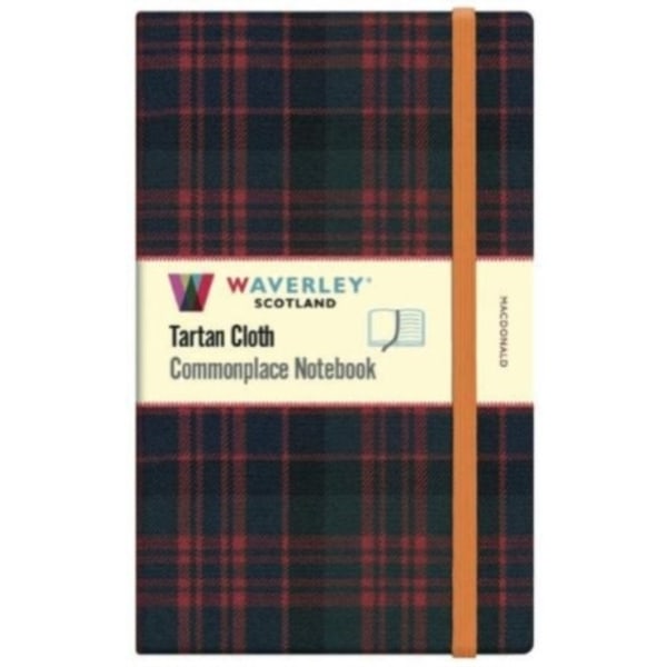 Waverley Commonplace Notebooks: MacDonald Tartan Cloth Large Notebook (21 x 13cm) (inbunden, eng)