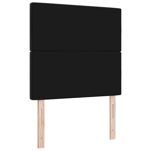 Huvudgavel Svart 100 cm Sammet