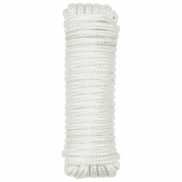 Båtsnöre 15 m 1 Vit Polyester