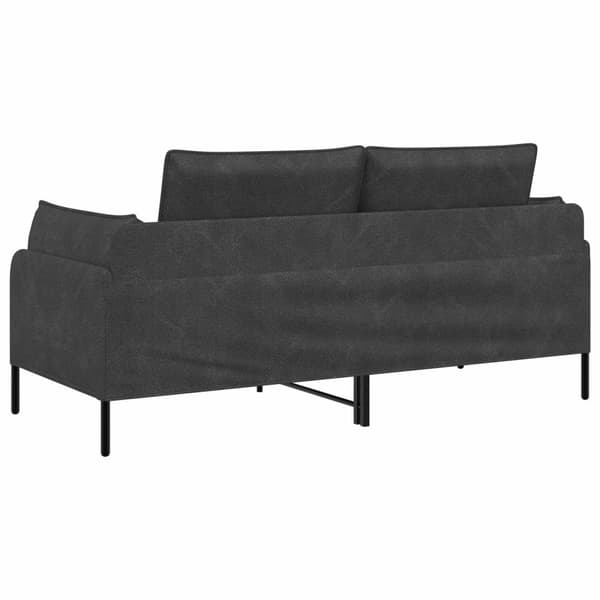 2-sits soffa Svart 188 x 81 x 89 cm Konstläder