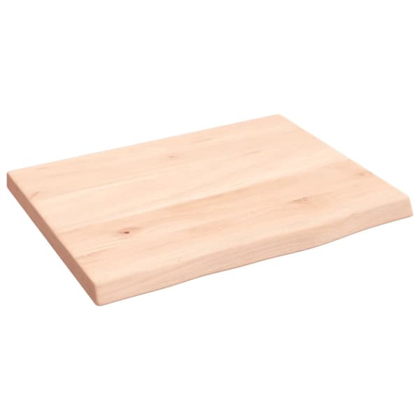 Hyllplan 40x30x2 cm obehandlad massiv ek