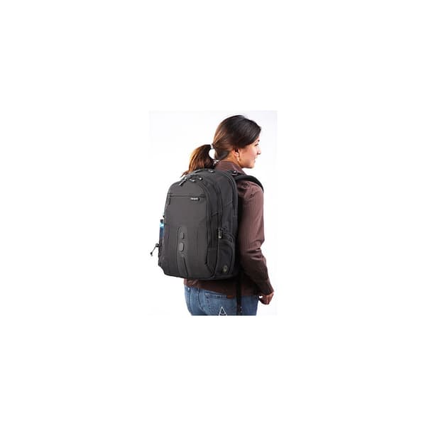 Targus TBB013EU väskor bärbara datorer 39,6 cm (15.6") Ryggsäcksfodral Svart