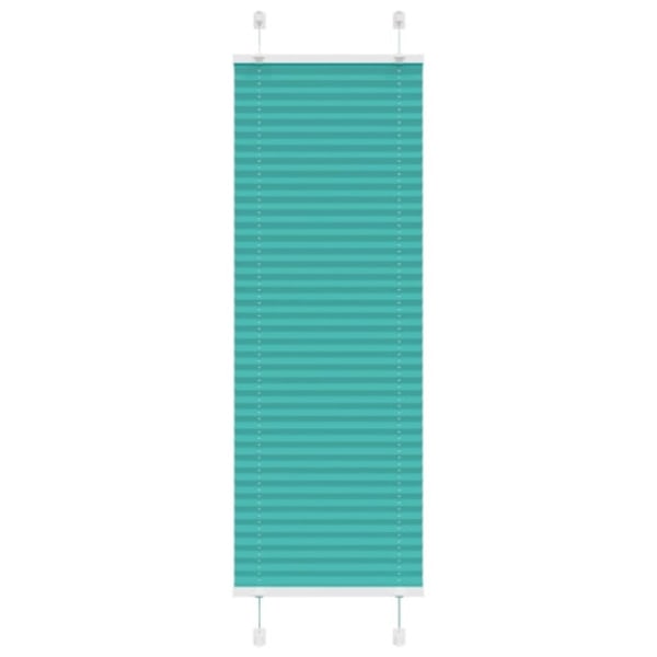 Plisserad persienn bensingrön 40x100 cm tyg bredd 39,4cm