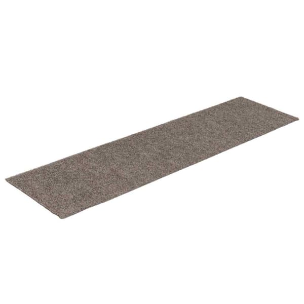 Trappmattor självhäftande 30 st 76x20 cm beige rektangulära