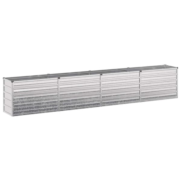 Höjd Trädgårdsbädd Silver 320 x 40 x 55 cm galvaniserad
