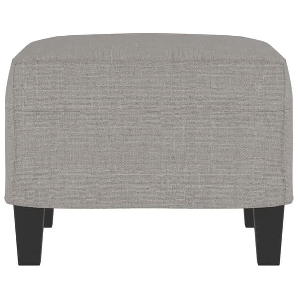Fotpall Ljusgrå 60x50x41 cm tyg