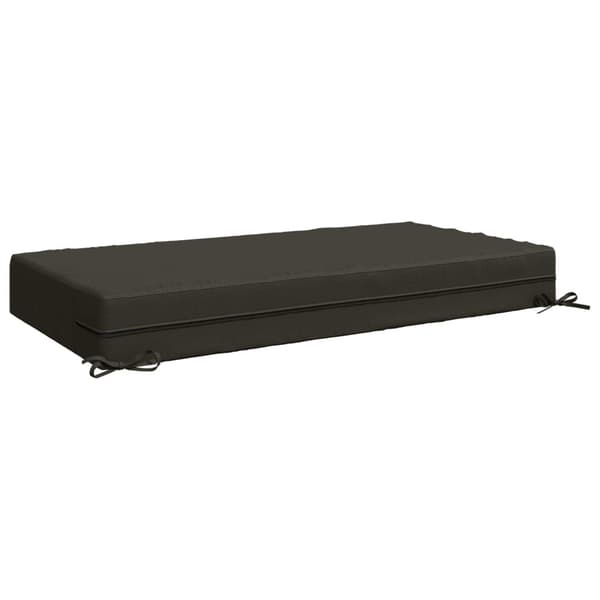 Sittkudde SOEST 100% Polyester Antracit 120 x 60 x 15 cm
