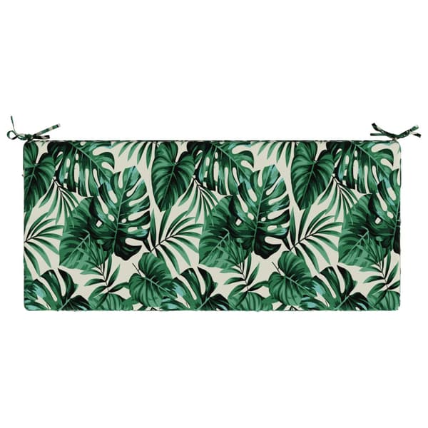 Bänk kudde SOEST 100% Polyester Bladmönster 110 x 50 x 8 cm