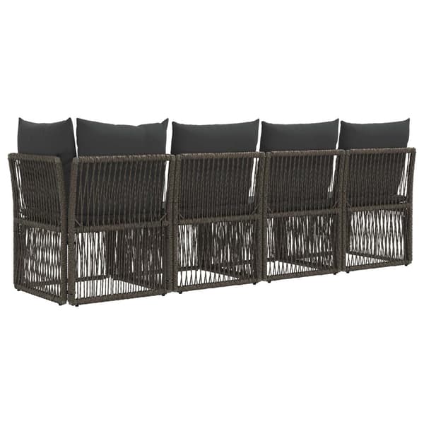 4-sits soffa med vänster arm 4 pcs 4-Antal sittplatser Grå