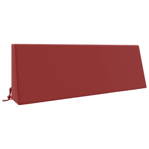 Ryggkudde SOEST 100% Polyester Vinröd 120 x 20 x 40 cm