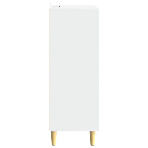 Sideboard Vit högglans 66 x 34,5 x 95 cm Konstruerat trä