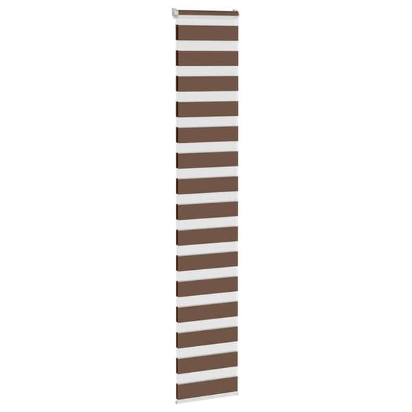 Plisserad persienn ljusgrå 45x200cm tyg bredd 44,4cm polyester