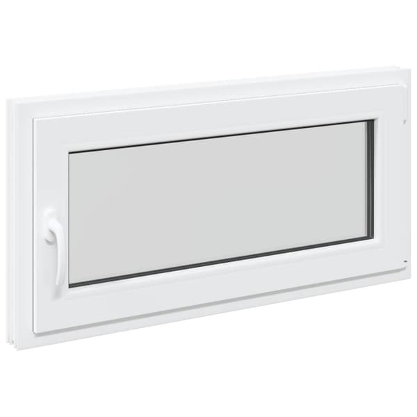 Källarfönster RISOR 50 x 55 cm PVC och glas