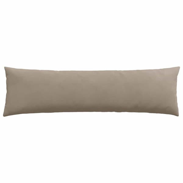 Sofakuddar 2 pcs Taupe 145 x 40 cm tyg