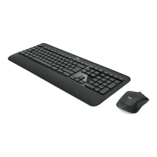 Logitech MK540 Advanced - sats med tangentbord och mus - QWERTY - spansk Inmatningsenhet Svart, Vit