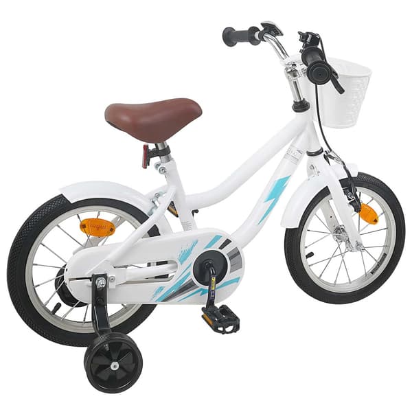 Barncykel 12 Tum för 2-4 åringar Vit