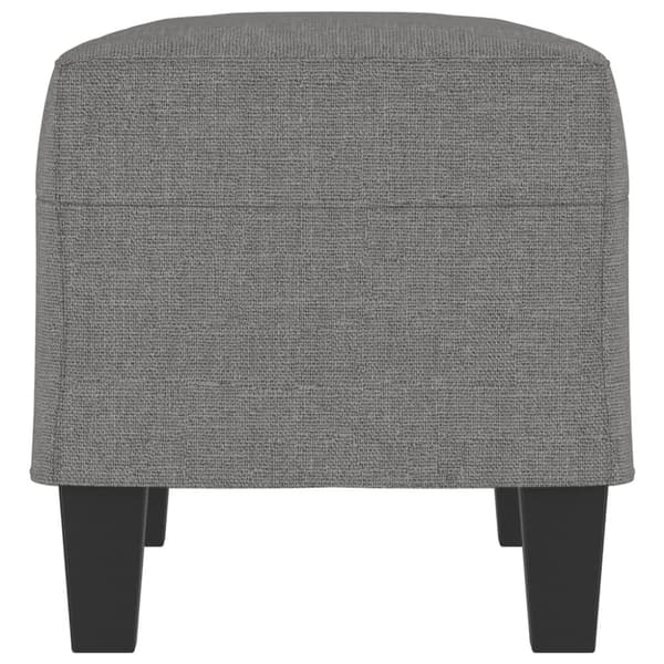 Bänk mörkgrå 70x35x41 cm tyg