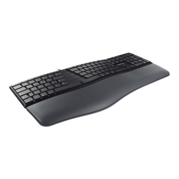 CHERRY KC 4500 ERGO - tangentbord - QWERTZ - tysk - svart Inmatningsenhet Svart
