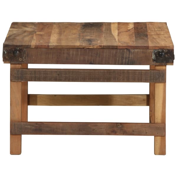 Kaffeebord Brun 60 x 55 x 40 cm Solid återvunnen trä