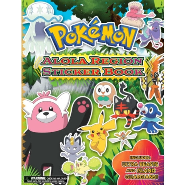 Pokemon Alola Region Sticker Book (häftad, eng)
