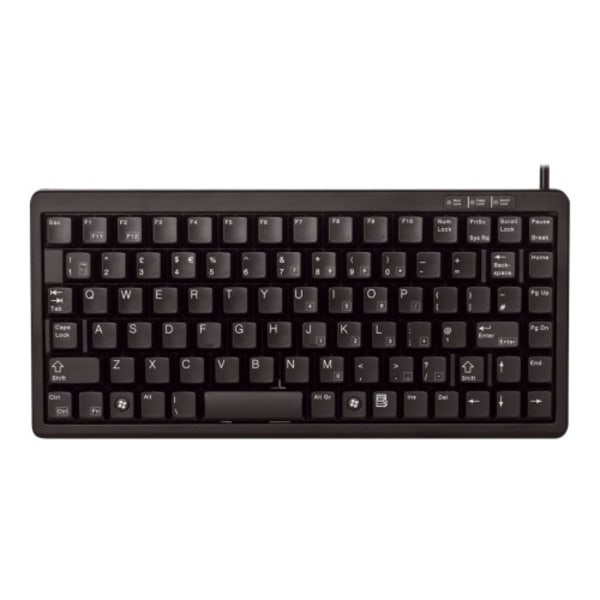 CHERRY G84-4100 Compact Keyboard - tangentbord - brittisk - svart Inmatningsenhet