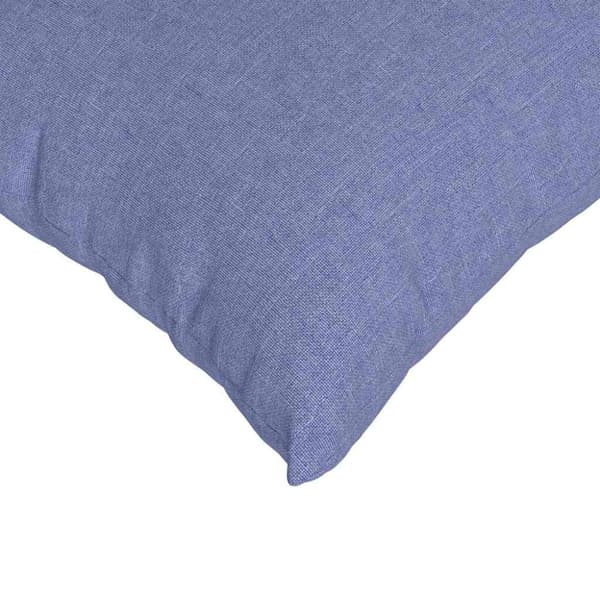 Sofakuddar 2 pcs Jeansblå 50 x 50 cm tyg