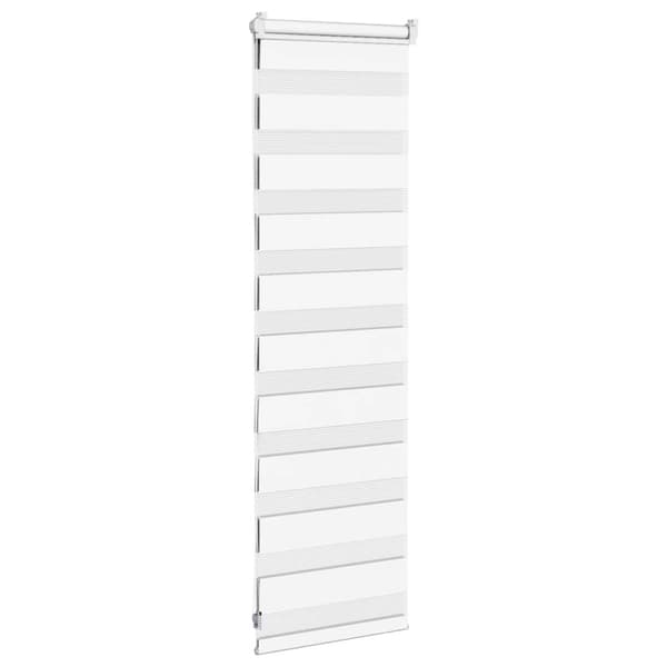 Rullgardin zebra vit 45x100 cm tyg bredd 40,9 cm polyester
