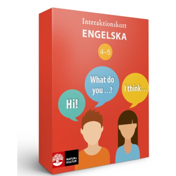 Interaktionskort engelska åk 4-5 (bok)