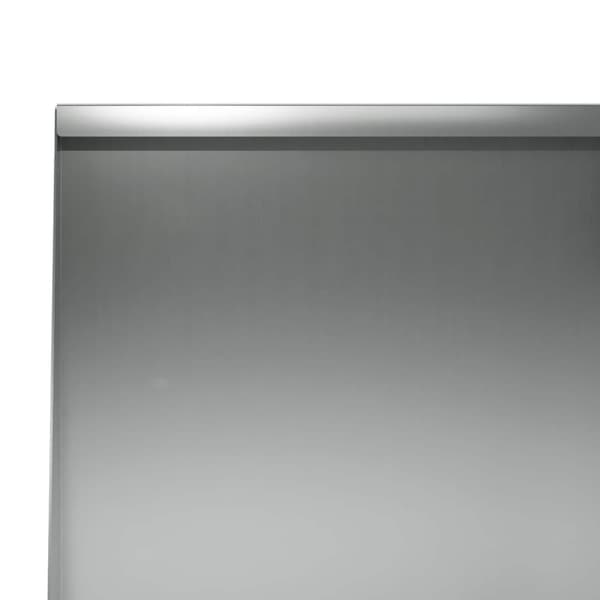 Stödvägg 2 st 40 x 12 x 50 cm Galvaniserat stål Silver