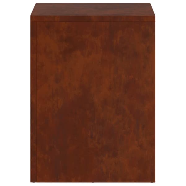 Växtställ 2 pcs Rostig 30 x 30 x 40 cm Väderbeständig stål
