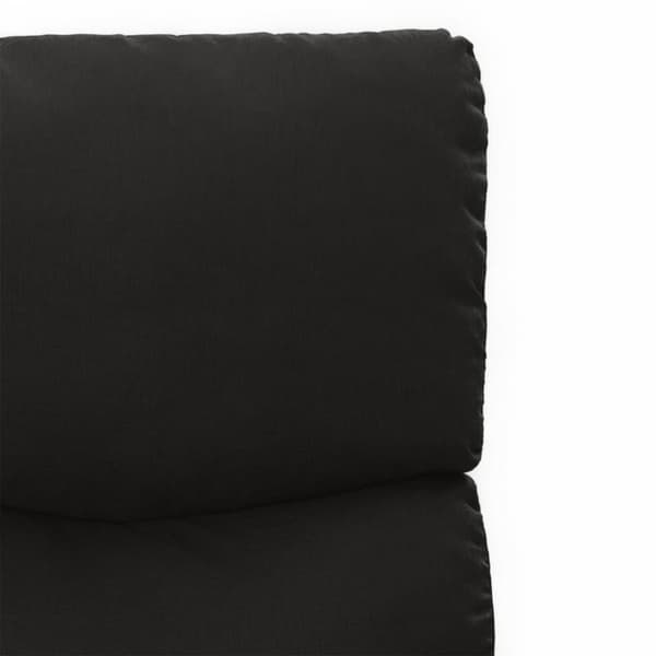 Reclinerfåtölj svart tyg