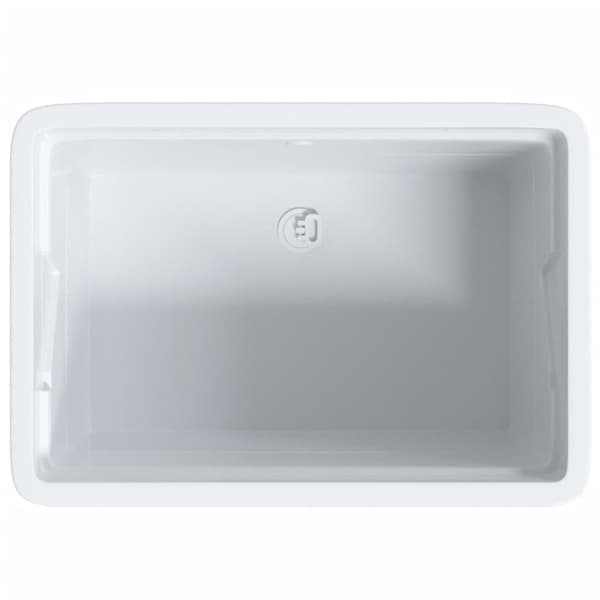 Tvättbalja vit 59x41x75 cm harts