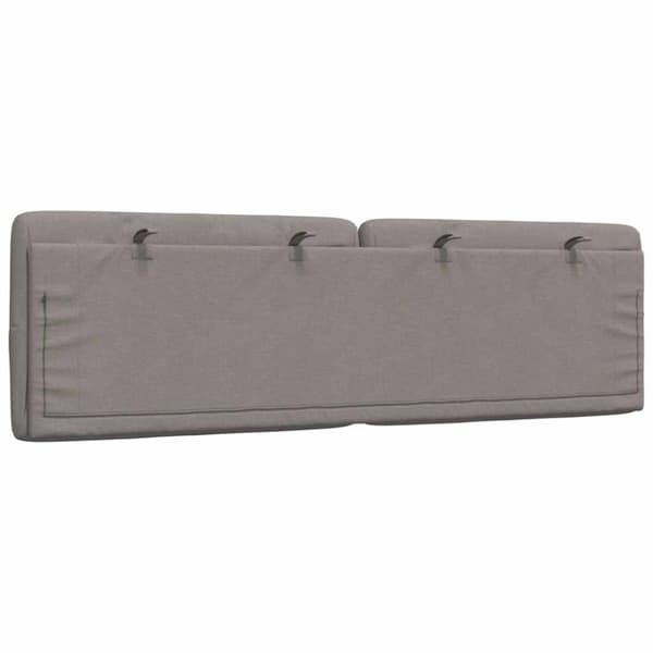 Headboard Cushion Taupe 160 cm Fabric