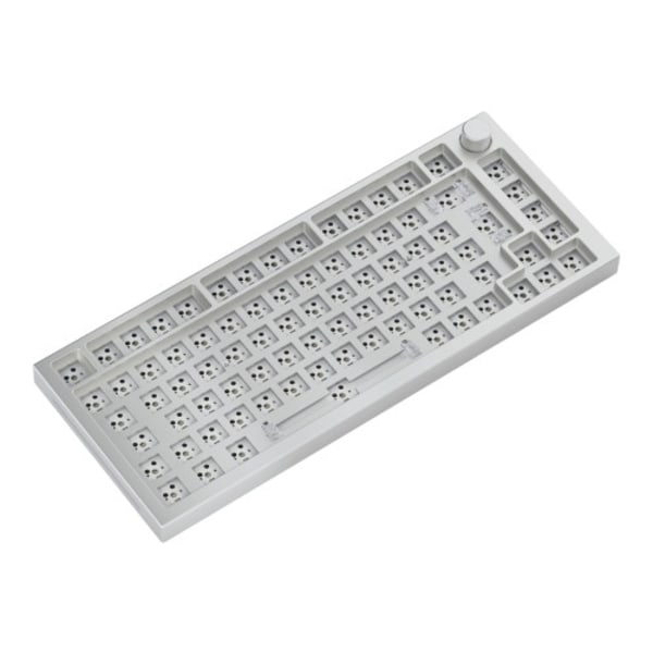 Glorious GMMK PRO - tangentbord - med roterande kodare - ice white Inmatningsenhet