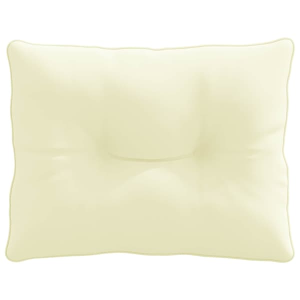 Ryggkudde PUTTEN 100% Polyester Gräddvit 60 x 40 x 10 cm