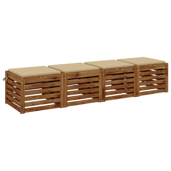 4-delade Sittdynor SOEST 4 st 100% Polyester Beige