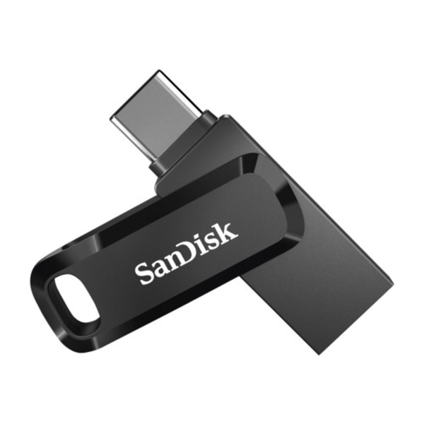 SanDisk Ultra Dual Drive Go - USB flash-enhet - 128 GB Svart, Silver