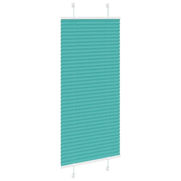 Plisserad persienn bensingrön 60x150cm tyg bredd 59,4cm