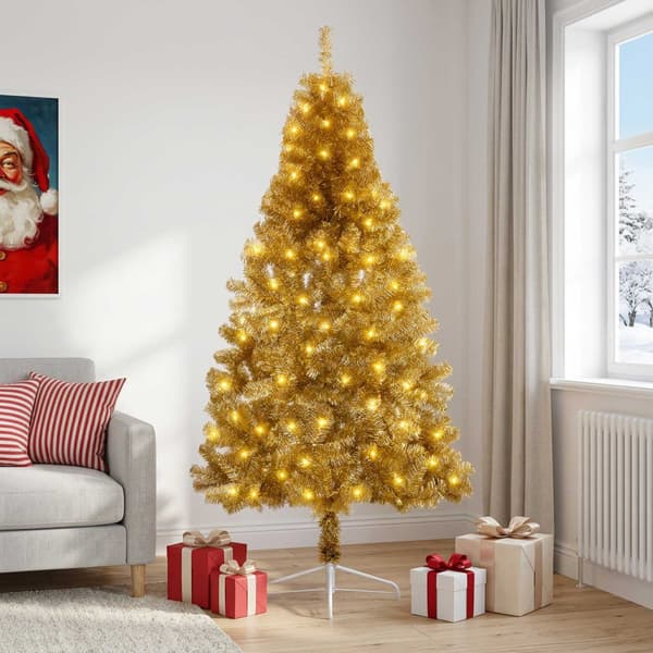Plast Hingad Julgran 150 cm 150 LED-lampor Varmvit