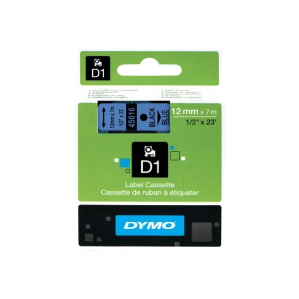 DYMO D1 - etiketttejp - 1 kassett(er) - Rulle (1,2 cm x 7 m)