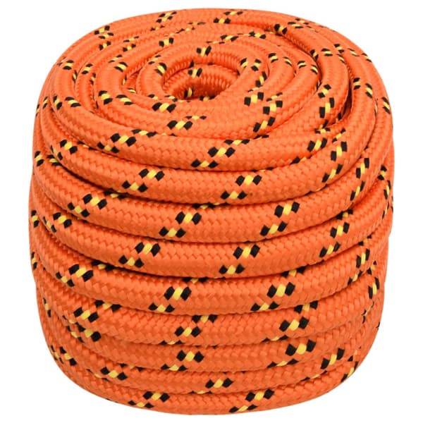 Båtlina orange 20 mm 25 m polypropylen
