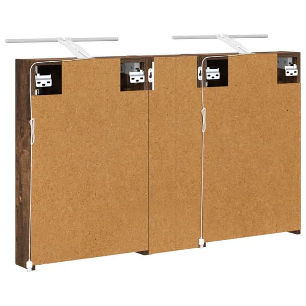 Badrumsskåpsset 3 st 100 x 10,5 x 60,5 cm Konstruerat trä